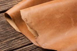Natural veg tan leather